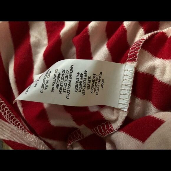 Lularoe striped Randy tee  - Picture 4 of 5